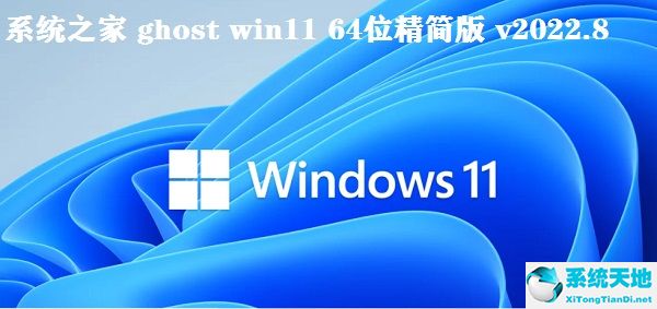 系統(tǒng)之家 ghost win11 64位精簡版 v2022.8